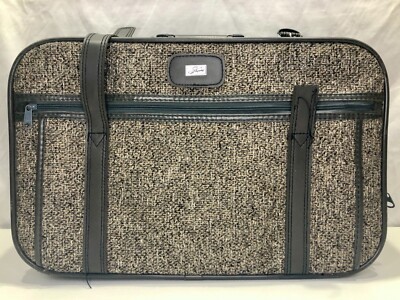 昭和　ビンテージ　skyway キャリーケース Vintage SkyWay Suitcase Tweed Travel Carry-On Luggage Gray VTG