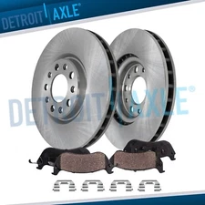 4pc Front Brake Rotors and Brake Pads Kit for Jeep Compass Renegade Fiat 500X