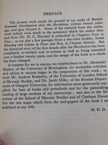 Soviet Economic Development Since 1917 - Maurice Dobb (1948) Marxist Economist - Imagen 8 de 8