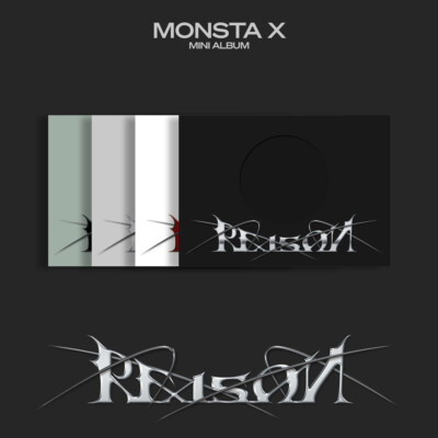 MONSTA X REASON Mini Album 4SET CD+Photobook+Photocard+Etc+Tracking Number