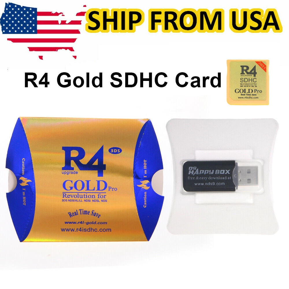 2023 Version R4 R4i Gold SDHC For DS 3DS 2DS Revolution Cartridge