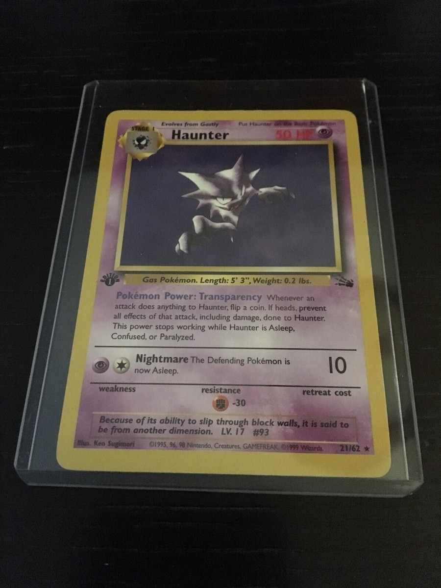 ポケモン Haunter ポケモンカード Fossil Deck PSA品質 Haunter - Pokemon Japanese Fossil #93 - Holo - Mint PSA 9 | eBay