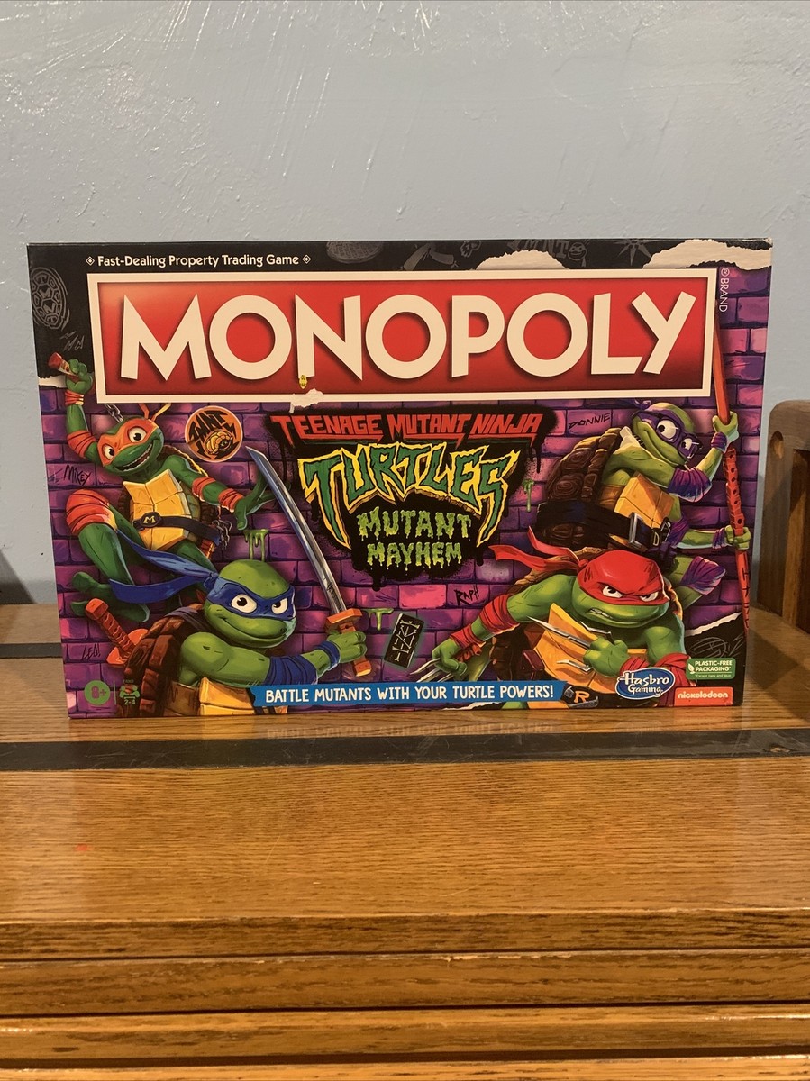 Gioco Hasbro Per Bambini 8 Monopoly Edizione Tartarughe Ninja Mutant Mayhem - Gioco Da Tavolo Per Famiglie, Da 8 Anni In Su Monopoly Edizione Mutant Mayhem Gioco Hasbro Per Bambini 8 Monopoly Edizione Tartarughe Ninja Mutant Mayhem - Gioco Da Tavolo Per Famiglie, Da 8 Anni In Su Monopoly Edizione Mutant Mayhem