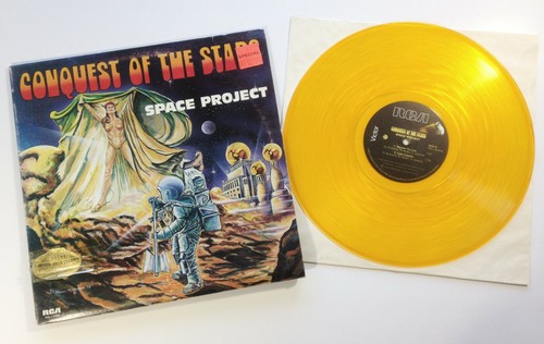 Conquest of the Stars Rare Canadian Disco LP weird amazon alien cover Gold Vinyl - 第 1/9 張圖片