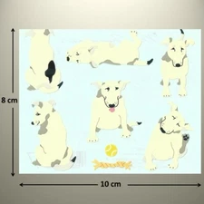 Mrs Grossman Sticker - (4" x 3 1/4") - BULL DOG - UP TO 20% OFF!!! Pig Dog