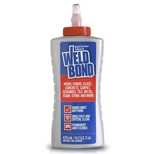 Weldbond Multi Surface Adhesive Glue Dries Crystal Clear Non Toxic 14.2oz