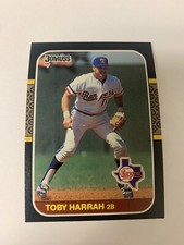1987 Donruss Toby Harrah Texas Rangers 