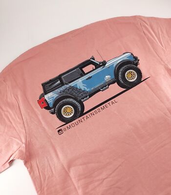 Bronco apparel BronkeyKong T-Shirt Desert Pink by Mountains2Metal