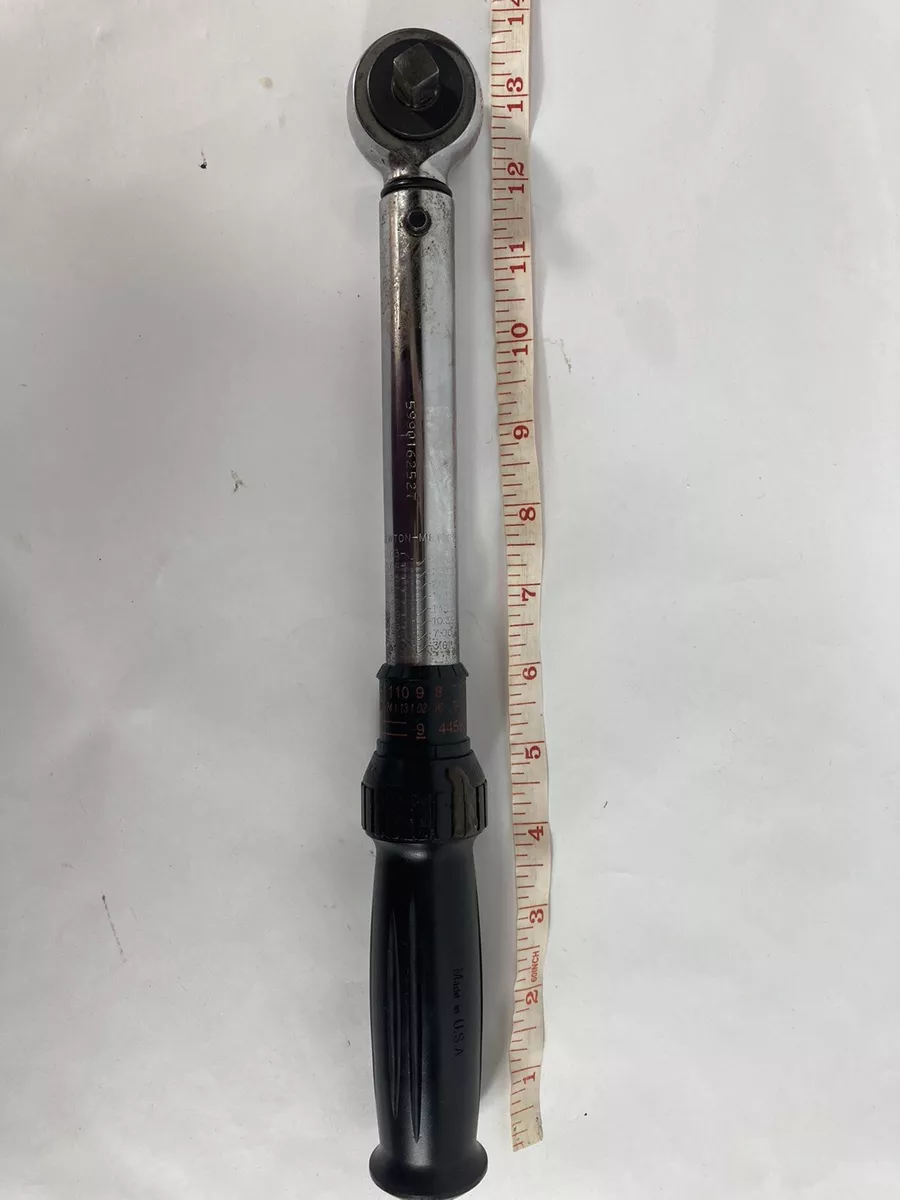 Vintage Craftsman 44593 Torque Wrench 25 250 IN. LBS. 3 8 in