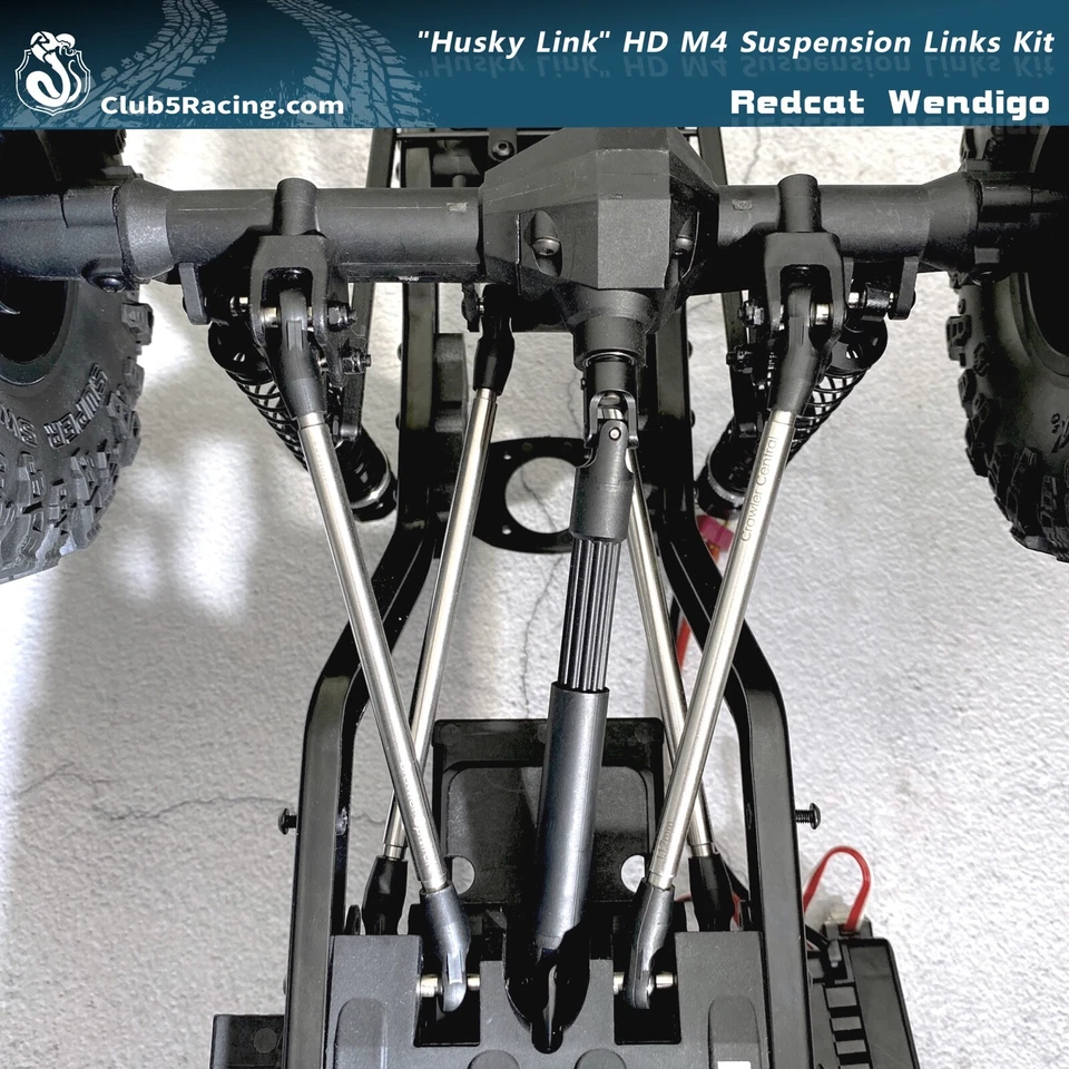 "Husky Link" HD M4 Suspension Links Kit for Redcat Wendigo - Image 3 of 3