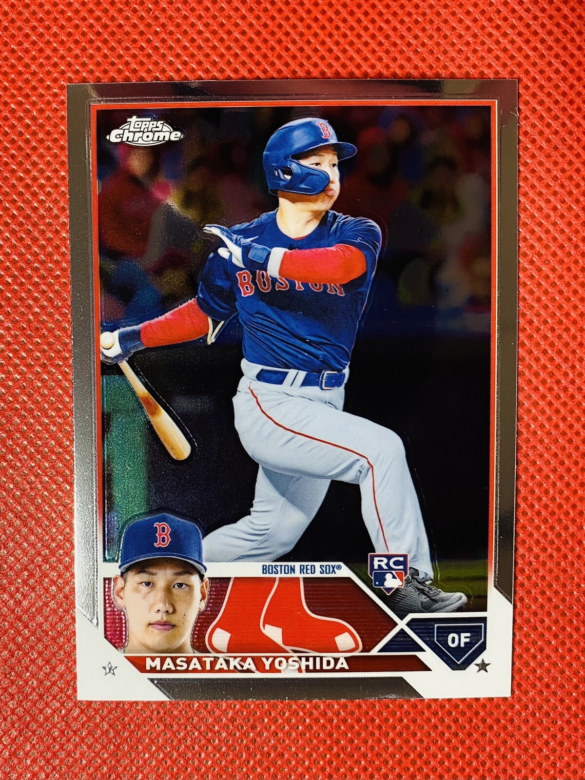 MASATAKA YOSHIDA 2023 Topps Chrome Base Rookie Card, Red Sox QTY