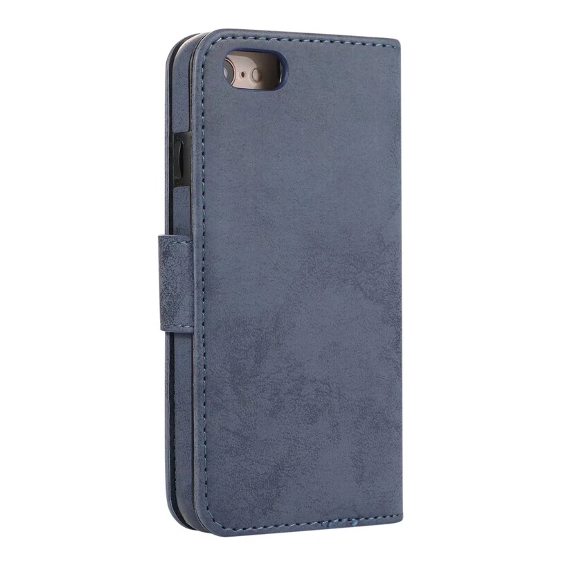 Removable Wallet Case Leather Flip Cover for iPhone 16e/15/14/13/12/11 XR SE 8 - Image 3 of 4