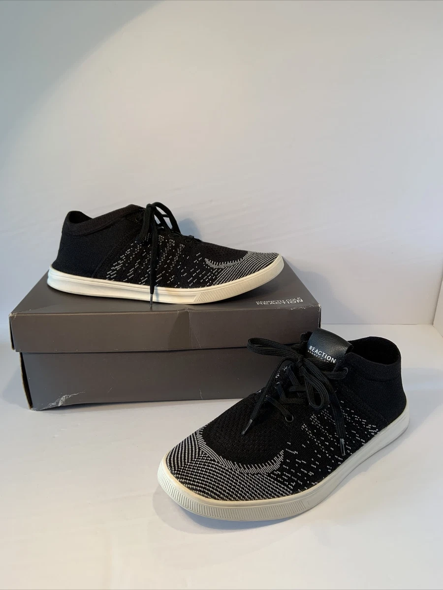 Kenneth Cole Reaction Mens Black White Sports Shoe Size 12