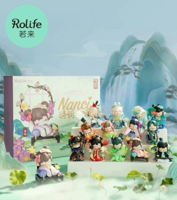 Rolife Nanci chinesische klassische Poesie Blindbox Actionfigur ganzes Set Geschenk Spielzeug