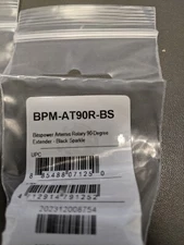 BITSPOWER ARTEMIS ROTARY 90-DEGREE EXTENDER - BLACK SPARKLE (BPM-AT90R-BS) - NEW