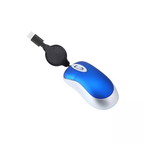 Retractable Cable Wired Mouse Mini Computer Mouse Creative USB C Mouse - Picture 13 of 15