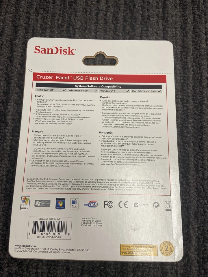 Lexar JumpDrive 16GB & Sandisk 32GB USB 2.0 USB Flash Drives Lot  3 - Image 3 of 4