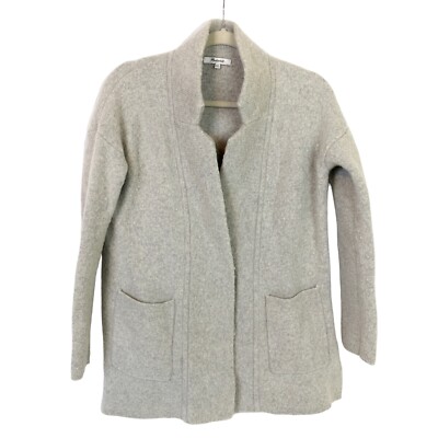 Madewell Womens XXS Spencer Merino Wool Sweater Coat Open