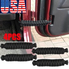 4pcs Car Door Limiting Straps Belt Set Accessories For Jeep Wrangler JK/YJ/TJ