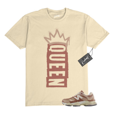 9060 Sparrow Flat Taupe Vintage Rose T Shirt to Match Q1