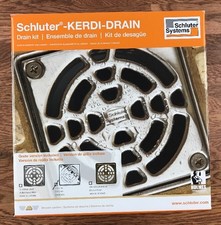 Schluter Kerdi Shower Drain Kit Chrome PVC