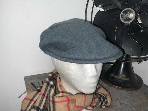 Vintage Kangol 100% Pure Wool Blue 