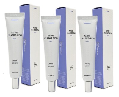 Foodaholic Nature Snail Eye & Face Cream 40ml/ANTI-AGING,WRINKLE/NO.1Korean Made