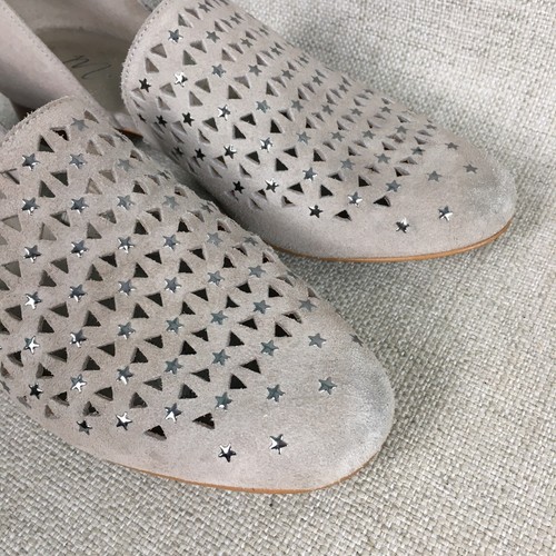 Matisse Shoes Womens 7.5 Constellation D’Orsay Gray Suede Stars - Picture 2 of 8