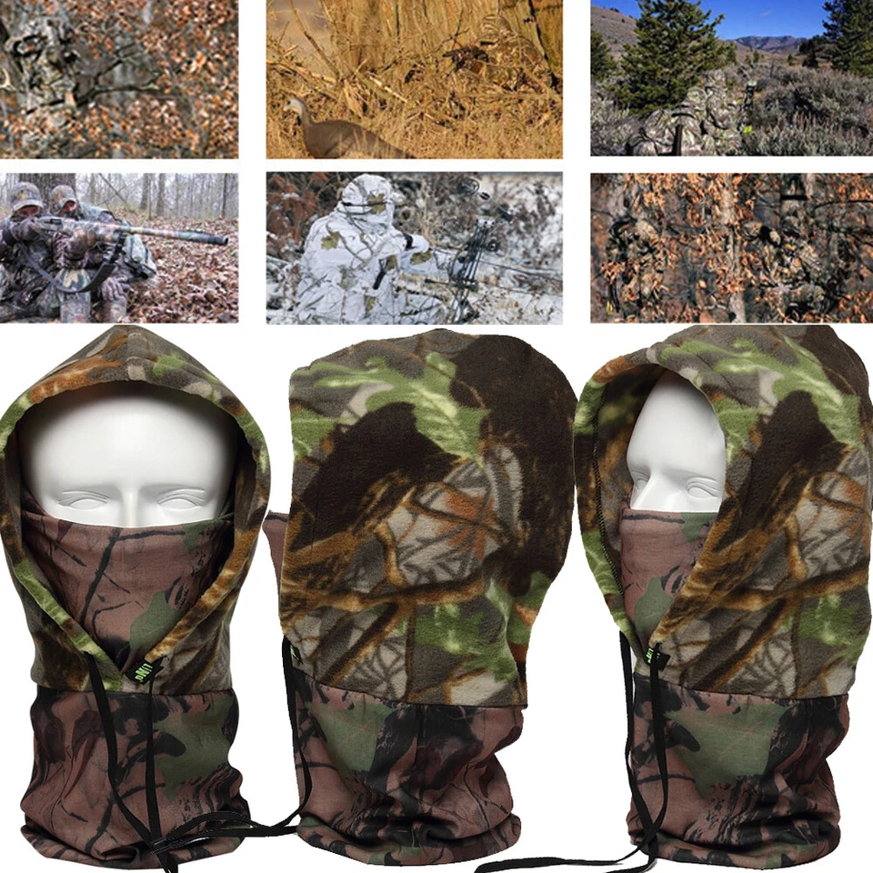 Cold Weather Balaclava Hunting Face Mask Winter Warmer Windproof Ski Face Cover - Image 3 of 4
