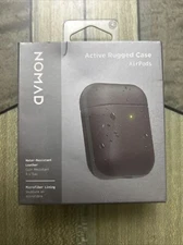 Nomad Active Rugged Case for Apple AirPods 1st & 2nd Gen - Mocha Leather