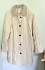 Boyne Valley Weavers Wool Cashmere Alpaca Jacket Small Lined Ireland Cable Knit