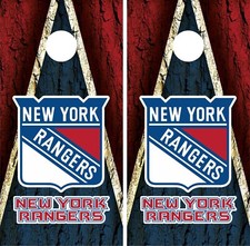 New York Rangers Cornhole Board Vinyl Wrap - Decal Sticker VZ583