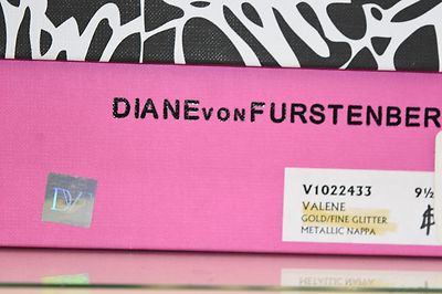 Sandales DVF Diane Von Furstenberg - Daim Noir Et Or - Talon Haut - Neuf Avec Emballage