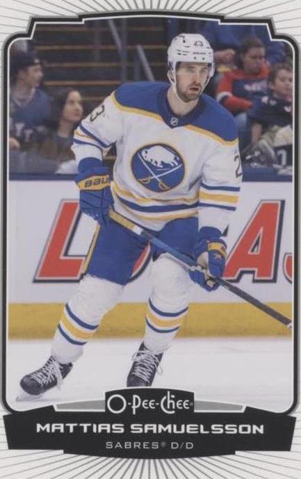 2022-23 O-Pee-Chee - Mattias Samuelsson #406 - 1 of 1
