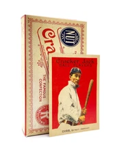 Cracker Jack Box Replica with 1914 Ty Cobb Baseball Card (Reprint) Vintage