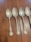 Cambridge by Gorham Sterling Silver (4) Serving Spoons 8 1/2" B Monogram