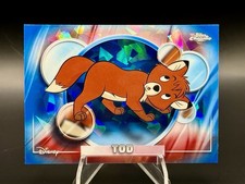 2026 Topps Chrome Disney Sapphire #45 Tod The Fox and the Hound Base