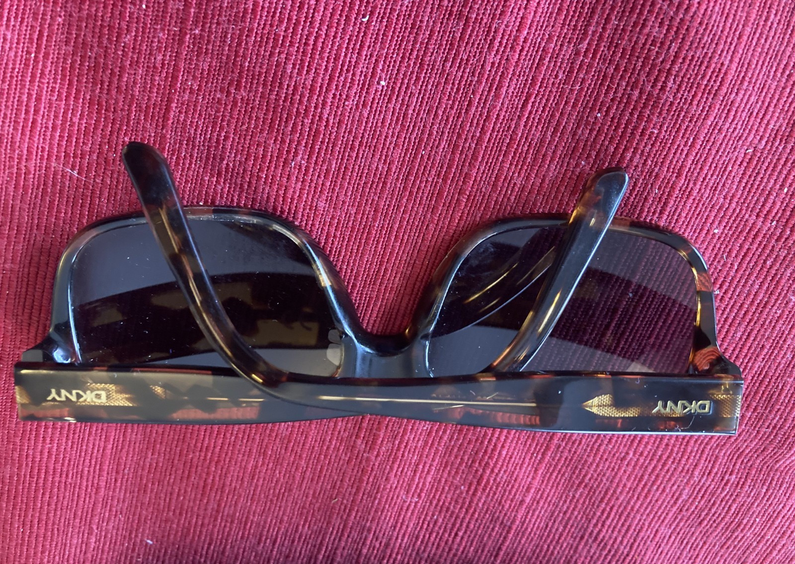 DKNY Glasses Frames – Brown Tortoise – Black zipp… - image 4