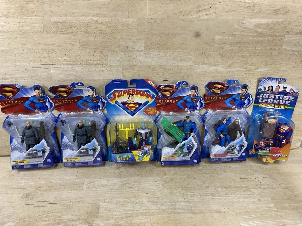 NEW 1990s Superman Villains Action Figure Lot Of 6 (FREE SHIPPING) - Image 3 of 4
