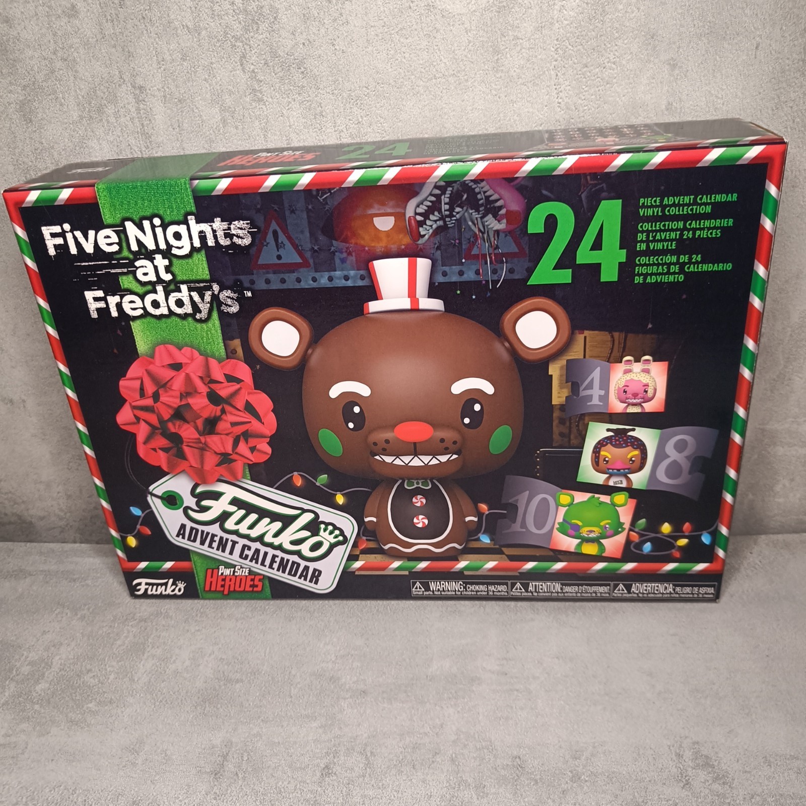 FNAF Funko Calendario de Adviento Cinco Noches en Freddy's Tamaño Pinta Héroes Figuras Juguete