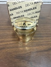 Vintage Delta H73PB Monitor Faucet Handle Base Polished Brass NOS
