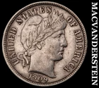 1909-O Barber Dime- Semi Key- XF+/ Almost Uncirculated- No Reserve #J8953