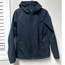 Under Armour Black Jacket Women's M UA Storm ColdGear Infrared Hooded Jacket