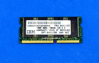 RAM Modul IBM, 128MB, 66MHz, 3.3V, 16Mx64, FRU 01K1153