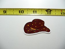 COWBOY COWGIRL HAT STARS SMALL STICKER DECAL COUNTRY SOUTHWEST RODEO RANCH
