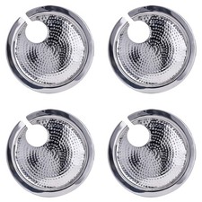 Old Dutch Hammered Stainless Steel Wine Glass Holder Set of 4 9.75" (5470SS)