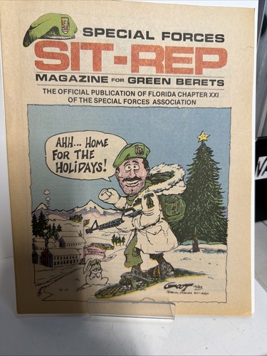 SPECIAL FORCES SIT-REP Magazine For Green Berets Florida Chapter XXI 1983 RARE!