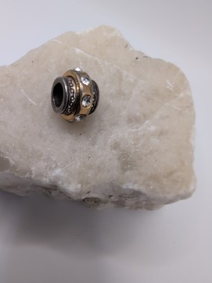 Brighton Retired Goldtone Dazzle Bead Scrollwork