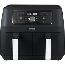 Tower Vortx 8L Dual Basket T17181AFR Air Fryer - Black