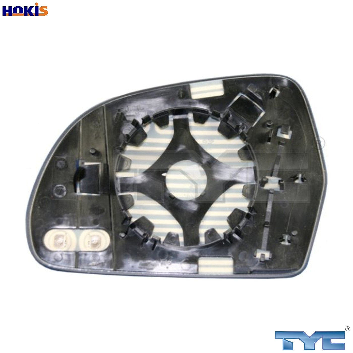 Left BLIC 6102-25-048367P Mirror Glass, exterior mirror for AUDI - Image 14